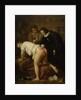 Scene from the Fable La Jument du compère Pierre (The Mare of Peasant Pierre) by Jean de La Fontaine by Anonymous