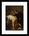 Scene from the Fable La Jument du compère Pierre (The Mare of Peasant Pierre) by Jean de La Fontaine by Anonymous