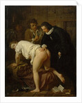 Scene from the Fable La Jument du compère Pierre (The Mare of Peasant Pierre) by Jean de La Fontaine by Anonymous