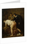 Scene from the Fable La Jument du compère Pierre (The Mare of Peasant Pierre) by Jean de La Fontaine by Anonymous