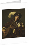 A Boy Playing the Lute (Hearing by Anonymous