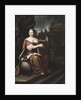 Lady Playing the Harp by Anonymous