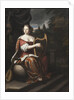 Lady Playing the Harp by Anonymous