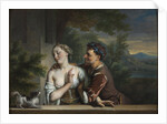 A Man Trying to embrace a Woman by Anonymous
