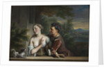 A Man Trying to embrace a Woman by Anonymous