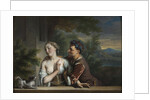 A Man Trying to embrace a Woman by Anonymous