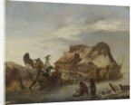 A Noblemans Sleigh on the Ice, c. 1646 by Anonymous