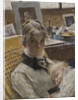 Studio Idyll. The Artists Wife and their Daughter, 1885 by Anonymous