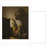 A Woman Catching Fleas by Candlelight by Anonymous