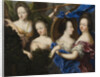 Allegory with self-portrait and profile portrait of Ulrika Eleonora the Elder, 1689 by Anonymous