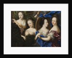 Allegory with self-portrait and profile portrait of Ulrika Eleonora the Elder, 1689 by Anonymous