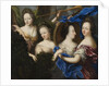 Allegory with self-portrait and profile portrait of Ulrika Eleonora the Elder, 1689 by Anonymous