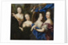Allegory with self-portrait and profile portrait of Ulrika Eleonora the Elder, 1689 by Anonymous