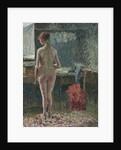 Nude woman in interior, 1895 by Anonymous