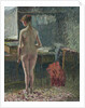 Nude woman in interior, 1895 by Anonymous