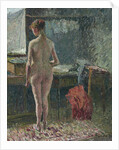 Nude woman in interior, 1895 by Anonymous
