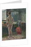 Nude woman in interior, 1895 by Anonymous