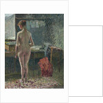 Nude woman in interior, 1895 by Anonymous