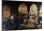 Bonaparte Visiting the Plague Victims of Jaffa, 1804 by Anonymous
