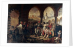 Bonaparte Visiting the Plague Victims of Jaffa, 1804 by Anonymous
