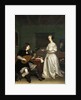 The Duet: Singer and Theorbo Player, 1669 by Anonymous