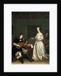 The Duet: Singer and Theorbo Player, 1669 by Anonymous