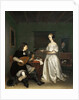 The Duet: Singer and Theorbo Player, 1669 by Anonymous