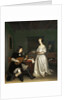 The Duet: Singer and Theorbo Player, 1669 by Anonymous