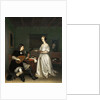 The Duet: Singer and Theorbo Player, 1669 by Anonymous