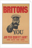 Britons, Lord Kitchener Wants You. Join Your Countrys Army!, 1914 by Anonymous