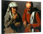 Peasant Couple eating Peas, c. 1620 by Anonymous