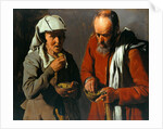 Peasant Couple eating Peas, c. 1620 by Anonymous