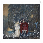 Lena Dances with the Knight. Among Gnomes and Trolls, 1915 by Anonymous