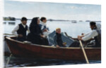 Conveying a Childs Coffin, 1879 by Anonymous