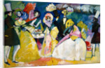 Group in Crinolines (Reifrockgesellschaft), 1909 by Anonymous