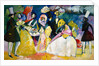 Group in Crinolines (Reifrockgesellschaft), 1909 by Anonymous