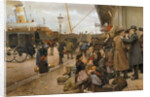 Emigrants on Larsens Plads, 1890 by Anonymous