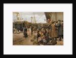 Emigrants on Larsens Plads, 1890 by Anonymous