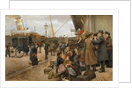 Emigrants on Larsens Plads, 1890 by Anonymous