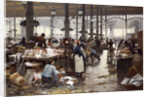 Fish Hall at the Central Market, 1881 by Anonymous