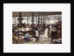 Fish Hall at the Central Market, 1881 by Anonymous