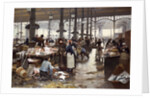Fish Hall at the Central Market, 1881 by Anonymous