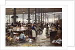Fish Hall at the Central Market, 1881 by Anonymous