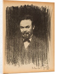 Portrait of the poet Nikolai Maksimovich Minsky, 1900 by Anonymous