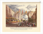 The Opening of the Liverpool and Manchester Railway, September 15, 1830. The Moorish Arch at Edge Hi by Anonymous
