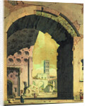 The Basilica of Maxentius and Constantine in the Roman Forum, c. 1824 by Anonymous