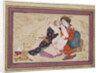 Love scene, 1693 by Anonymous