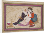 Love scene, 1693 by Anonymous