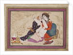 Love scene, 1693 by Anonymous