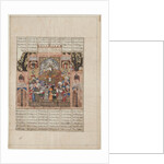 Garshasp on his throne by Anonymous